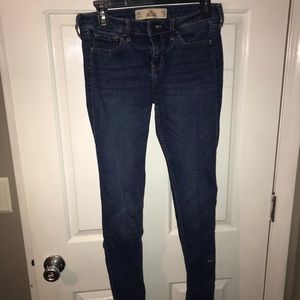 Hollister super skinny dark wash. 3 Long